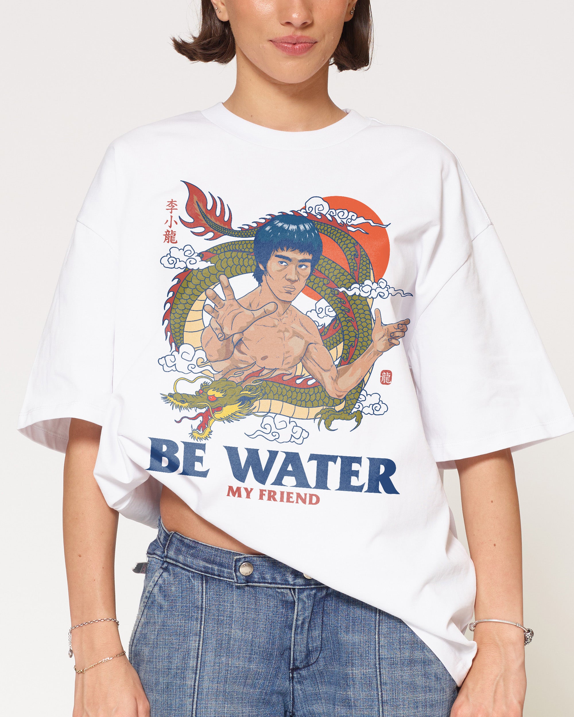 Bruce Lee Be Water Oversized Tee – view 2