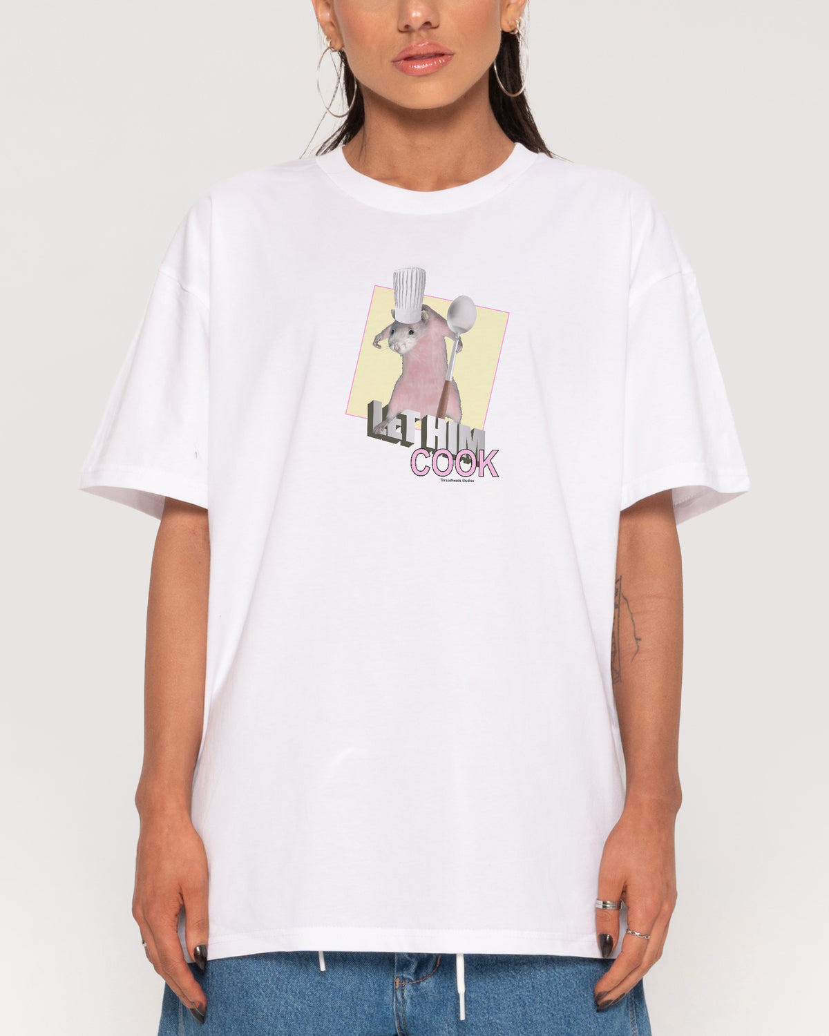 Let Him Cook White T-Shirt