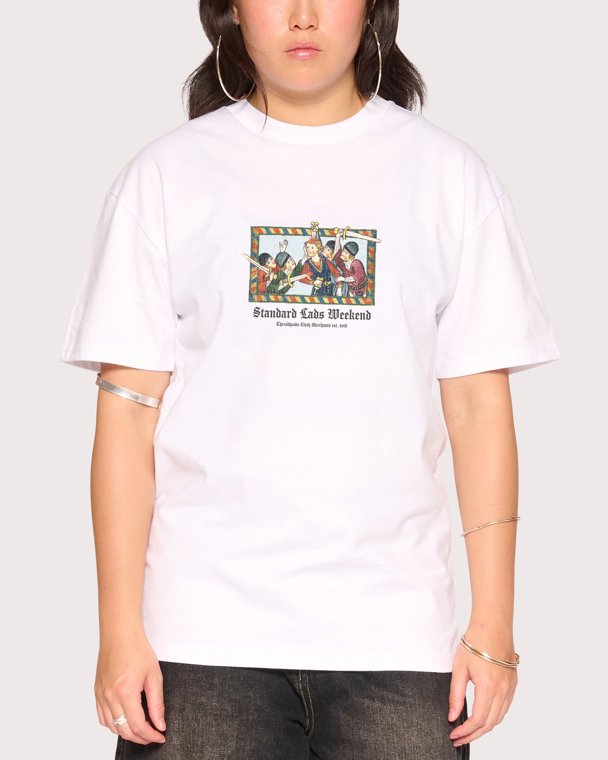 Standard Lads Weekend White T-Shirt