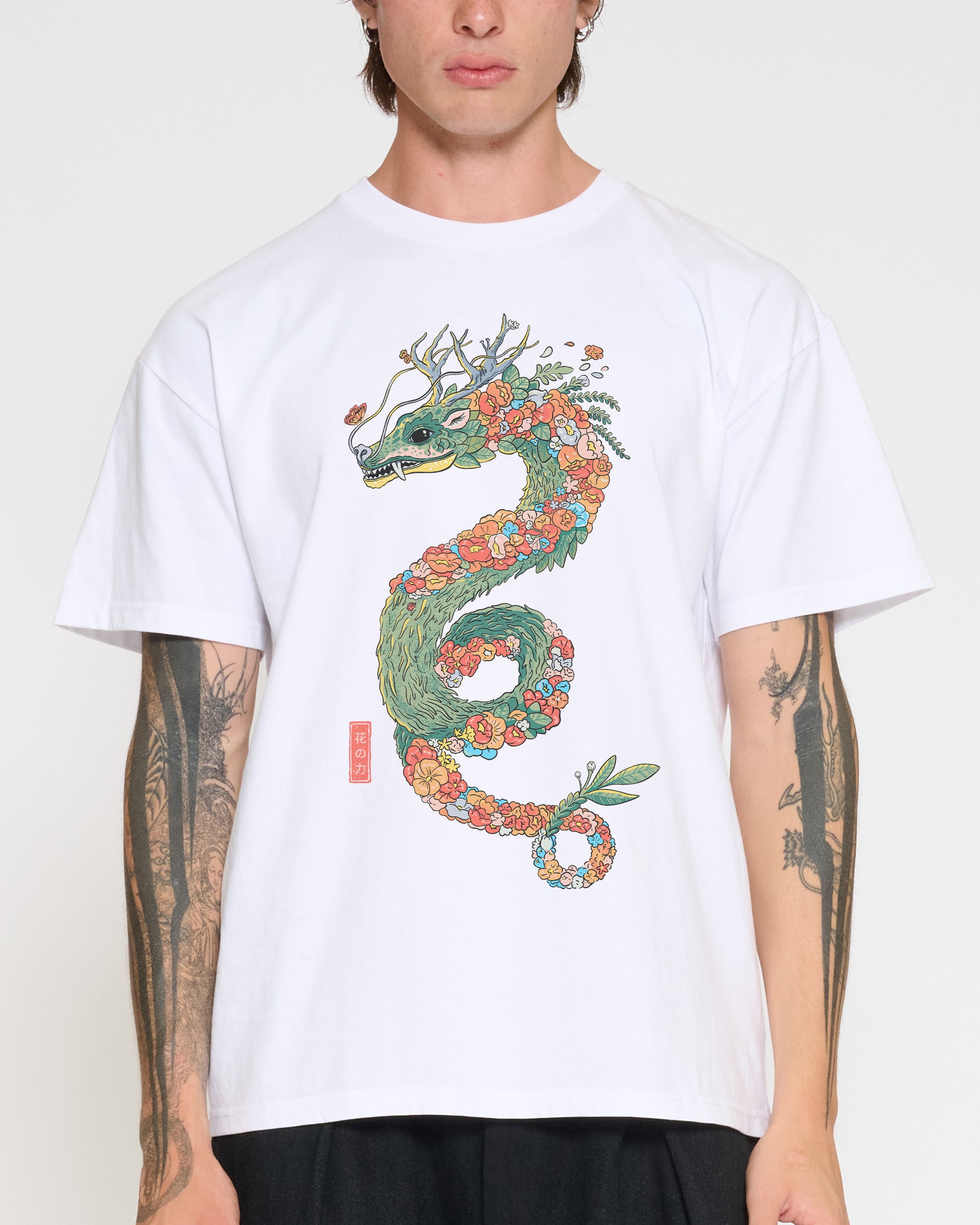 Flower Dragon T-Shirt – view 2