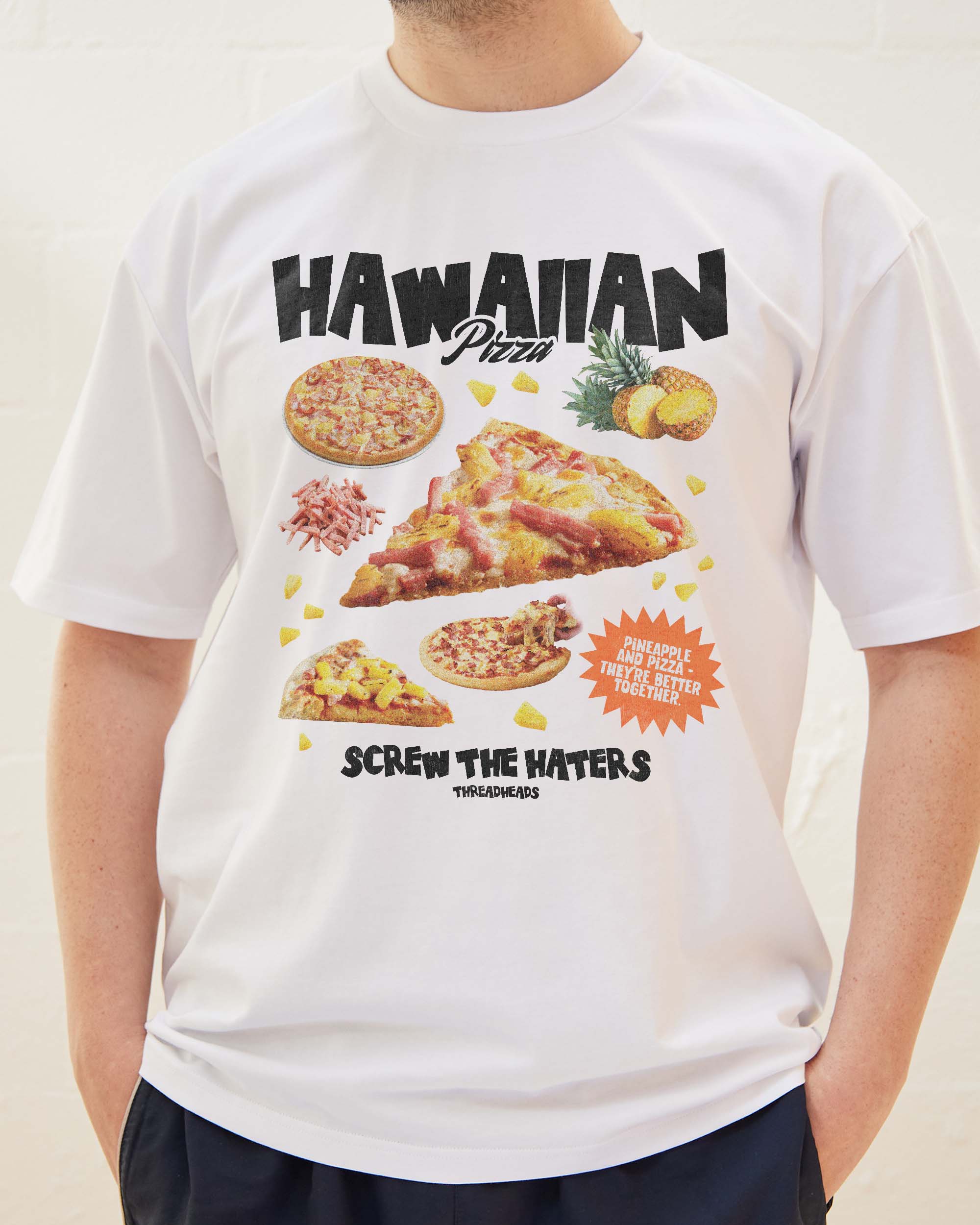 Hawaiian Pizza Bootleg T-Shirt Australia Online