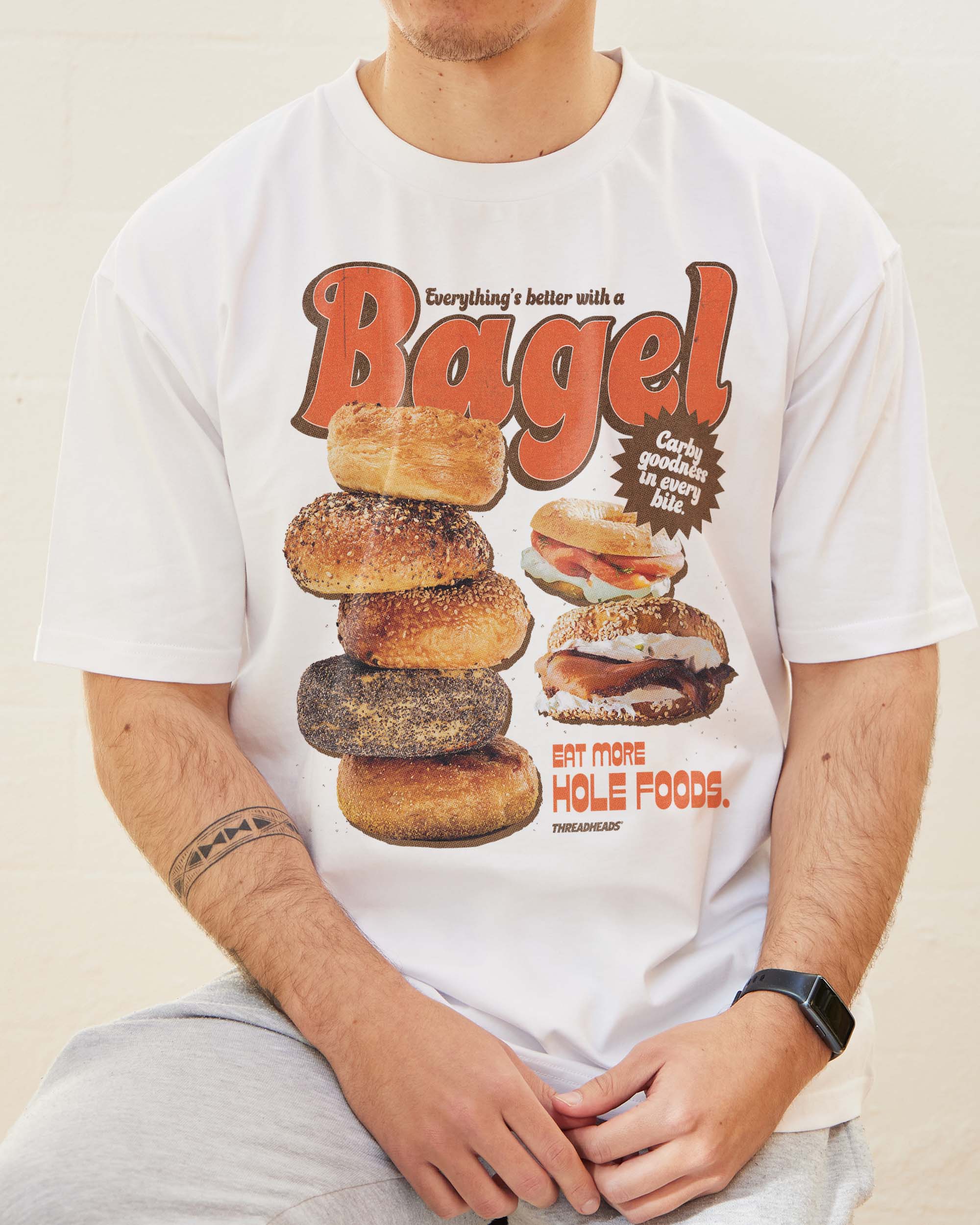 Everything's Better with a Bagel T-Shirt Australia Online
