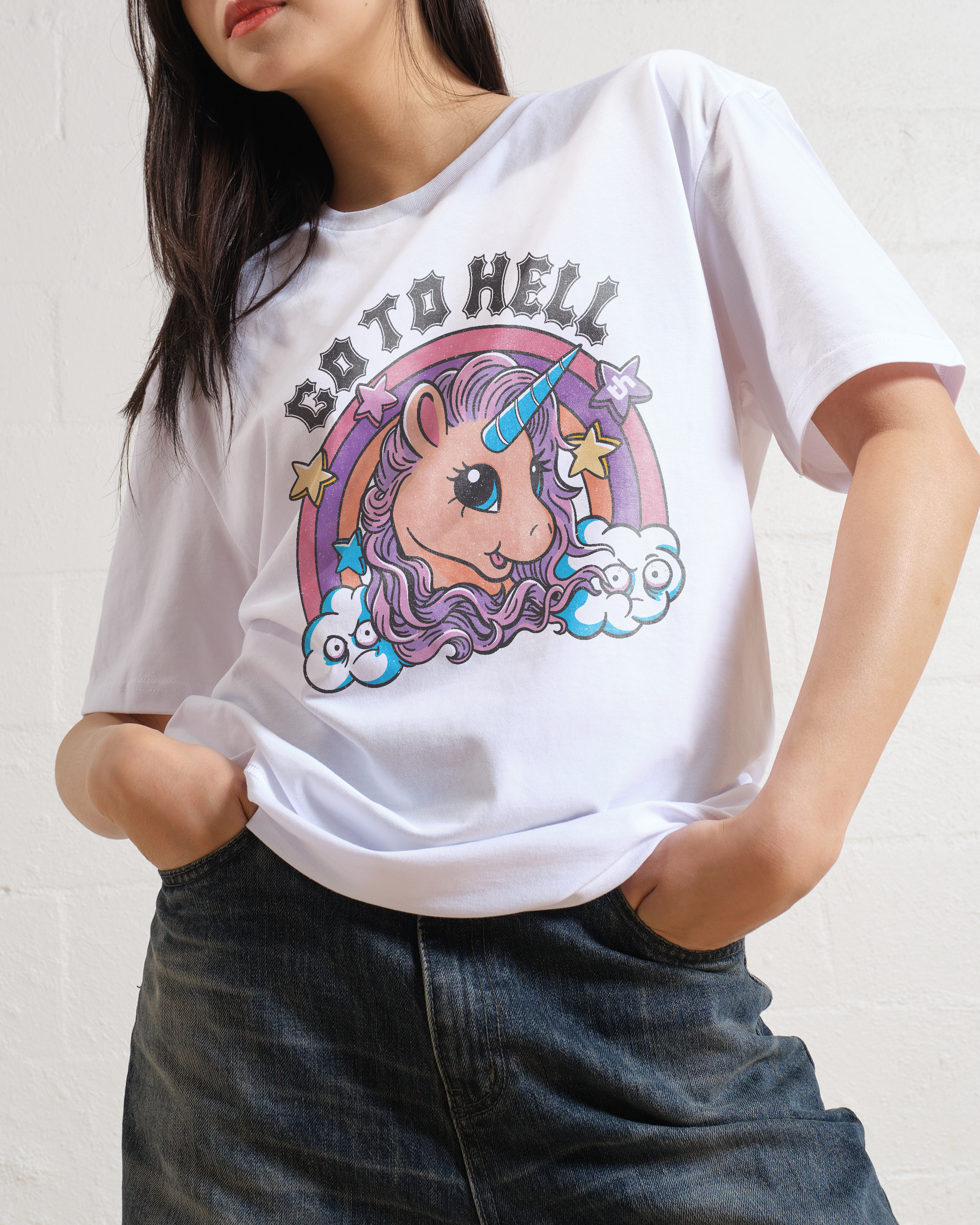Go to Hell Unicorn T-Shirt Australia Online