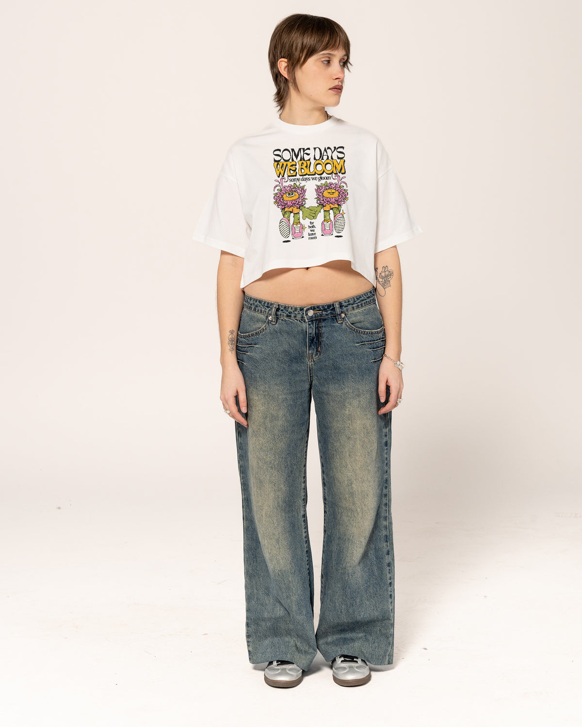 We Bloom Crop Tee