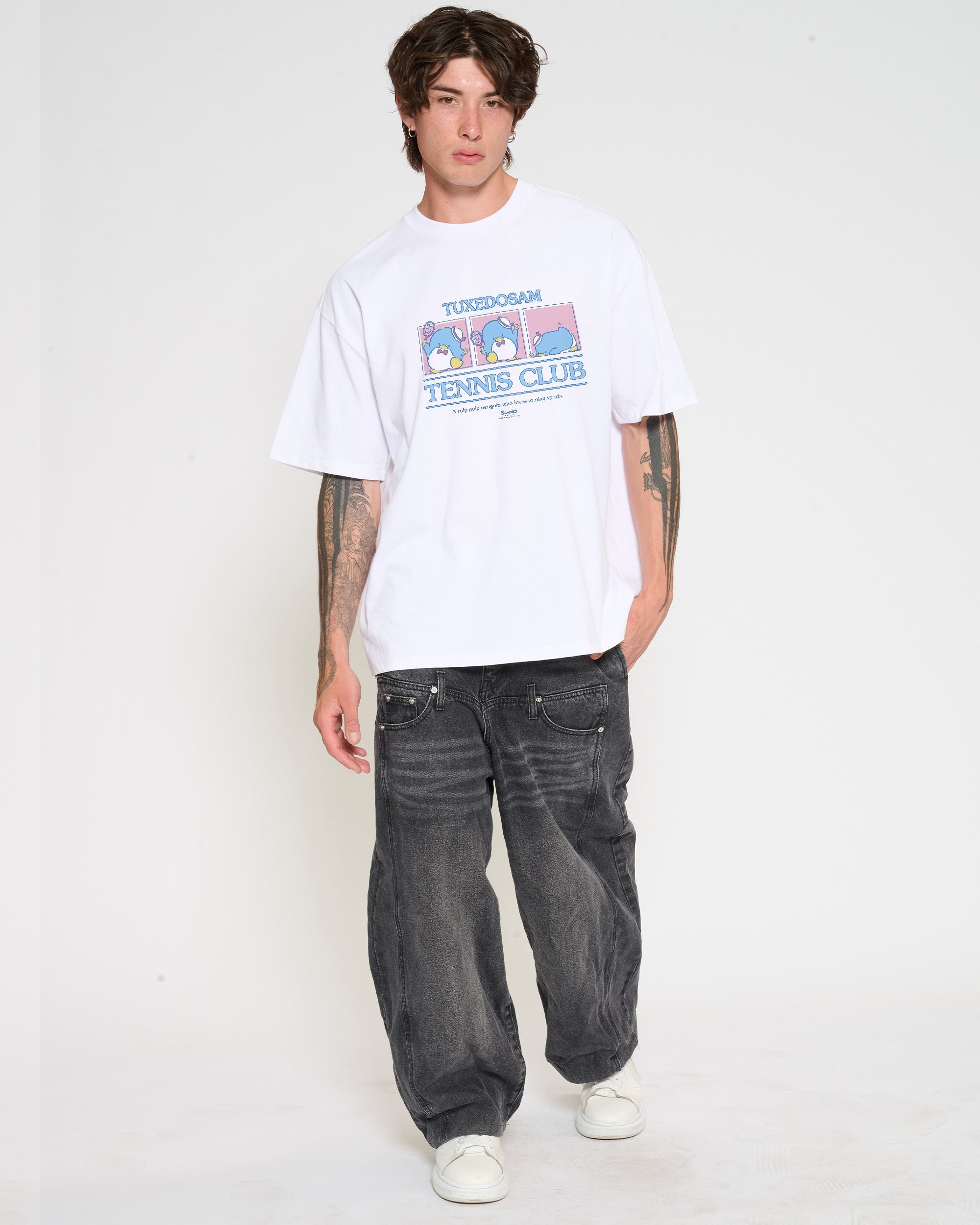 Tuxedo Sam Tennis Club Oversized Tee – view 4