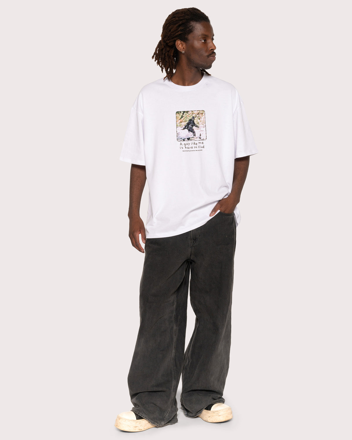 A Guy Like Me is Hard to Find White T-Shirt