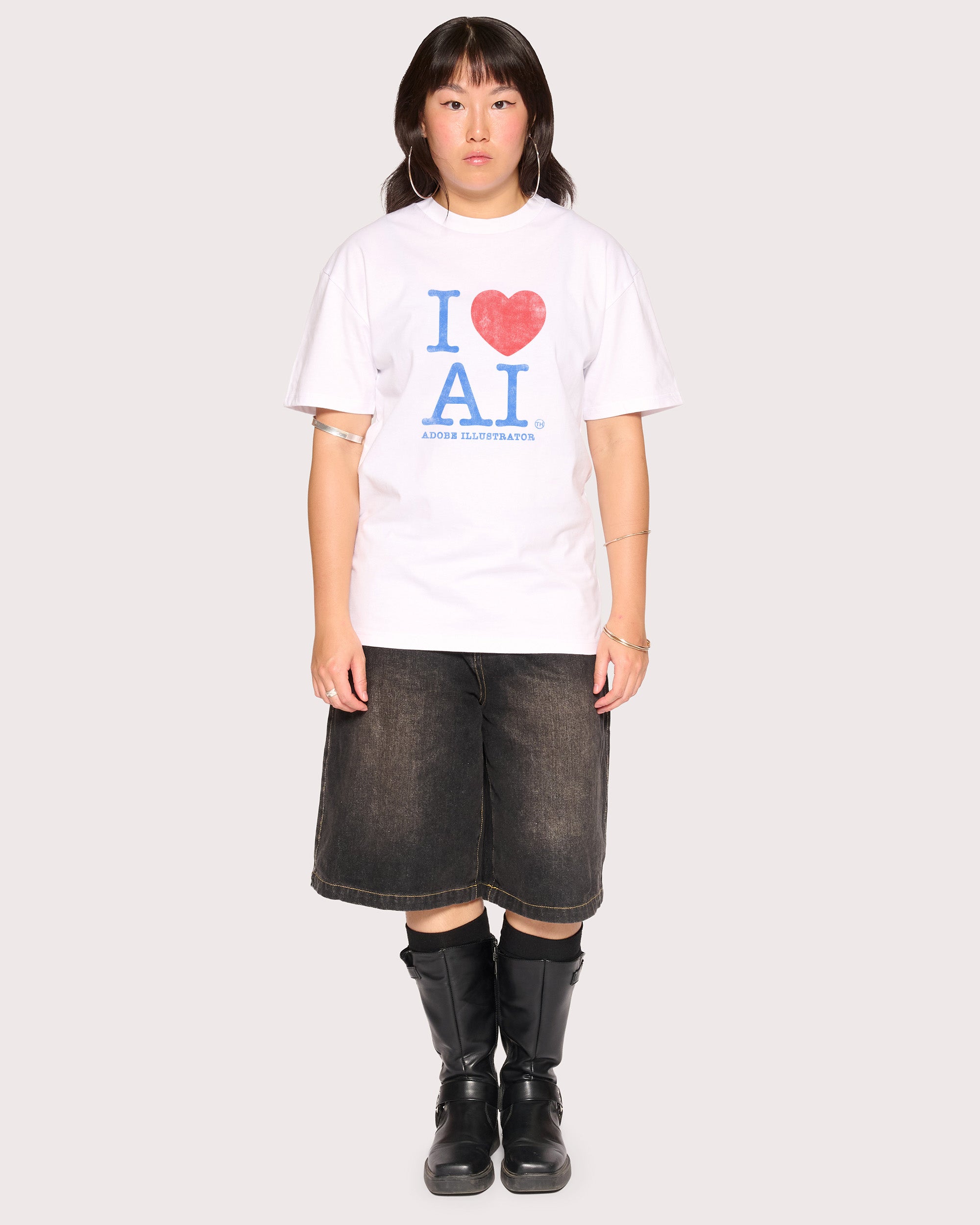 I Love AI White T-Shirt