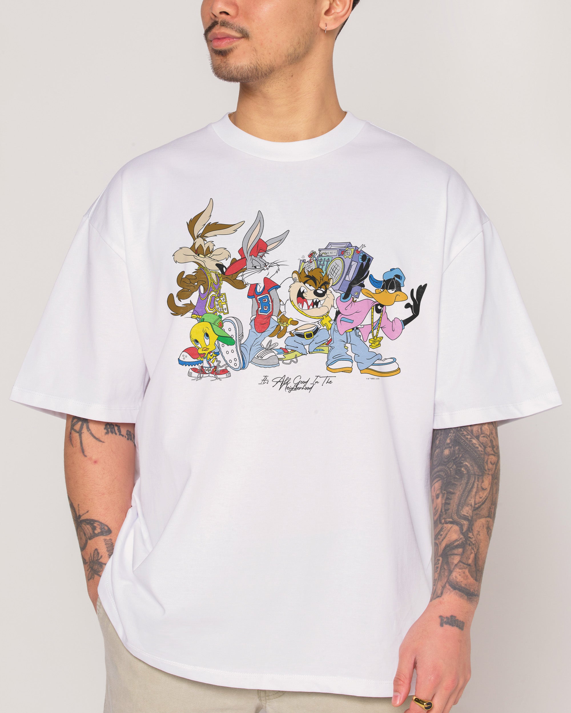 It’s All Good in the Neighborhood Oversized Tee Australia