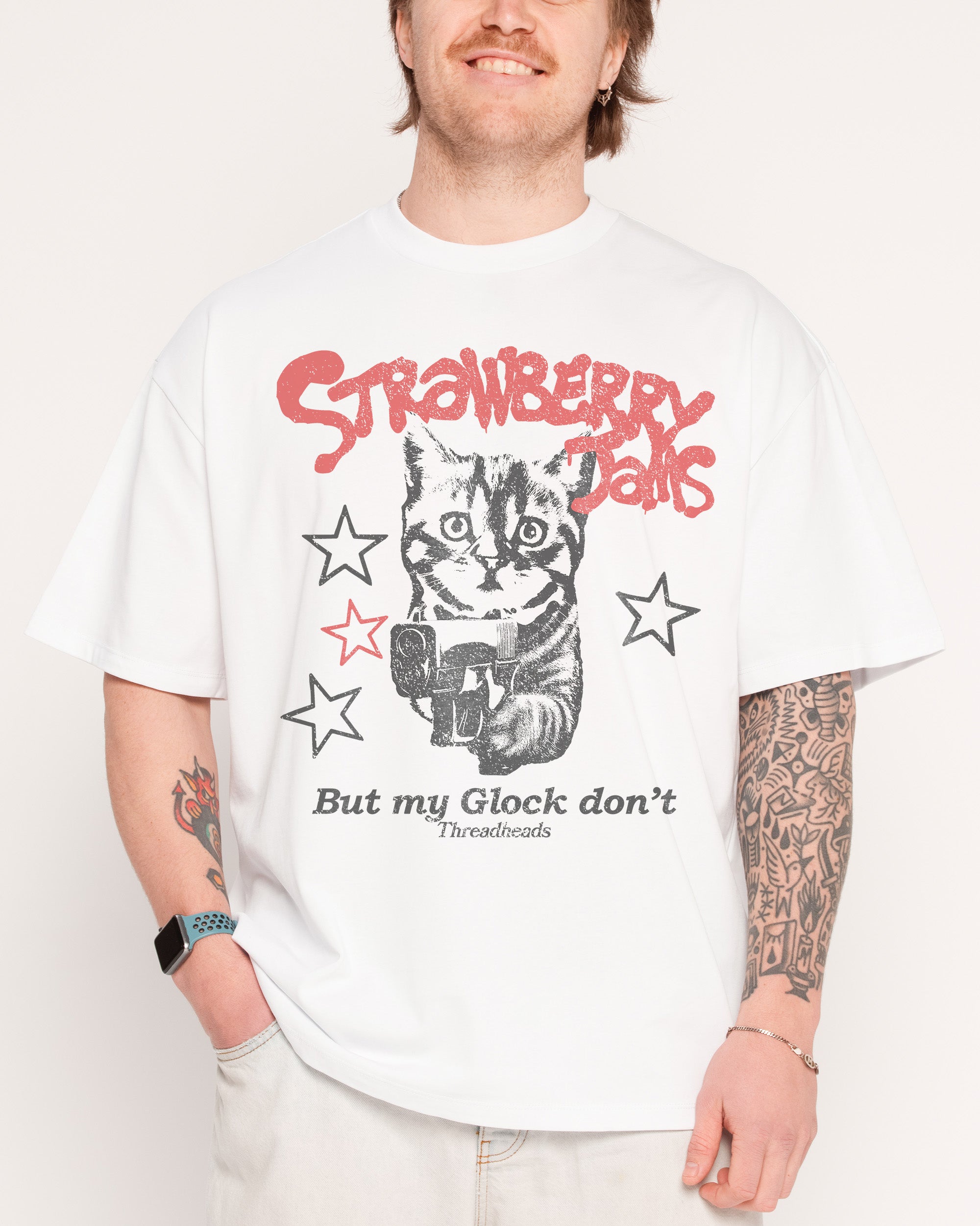 Strawberry Jams Oversized Tee Australia