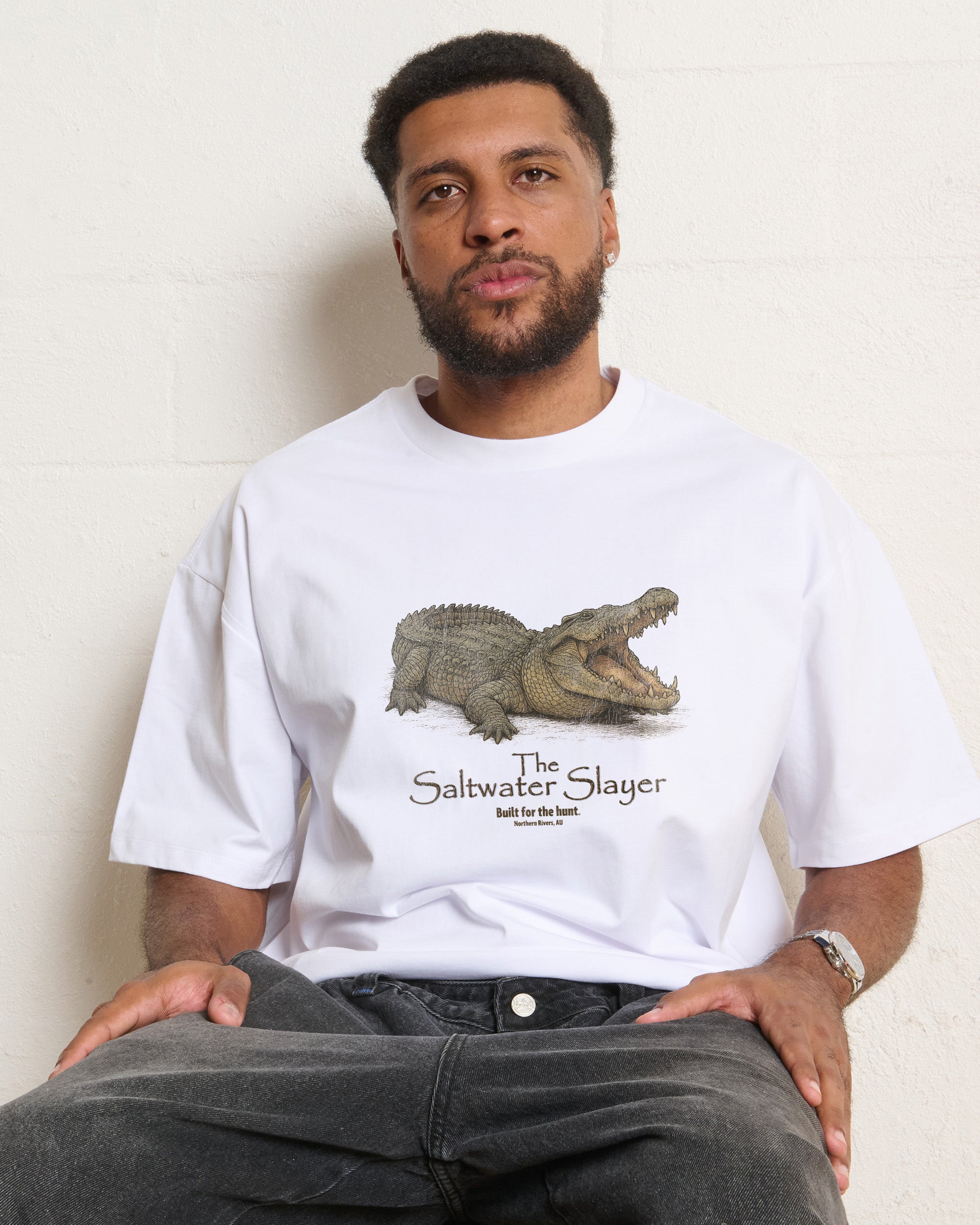 Saltwater Slayer Oversized Tee Online Australia