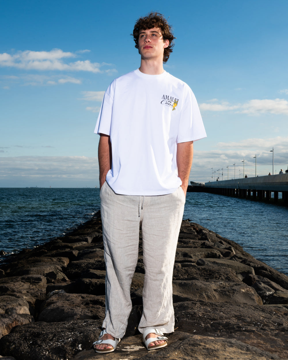Amalfi Coast Oversized Tee Online Australia