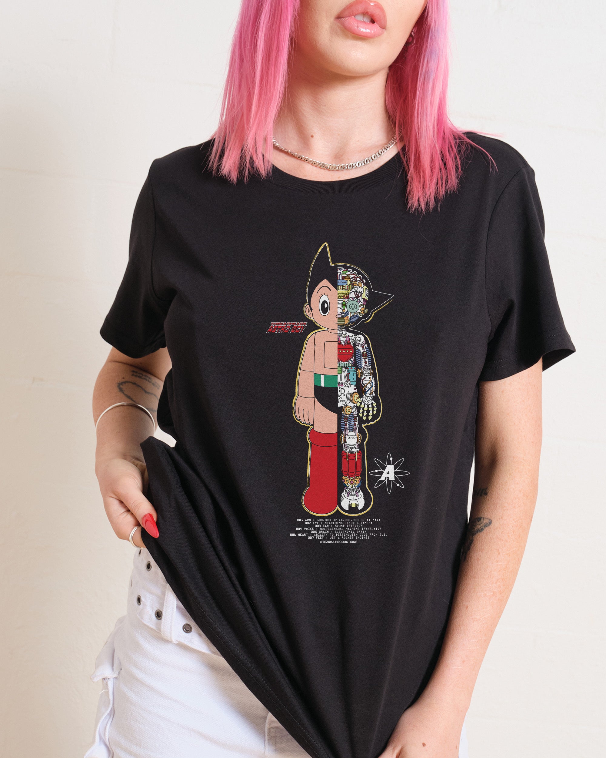 Astro Boy Half Robot Women's Tee Online Australia