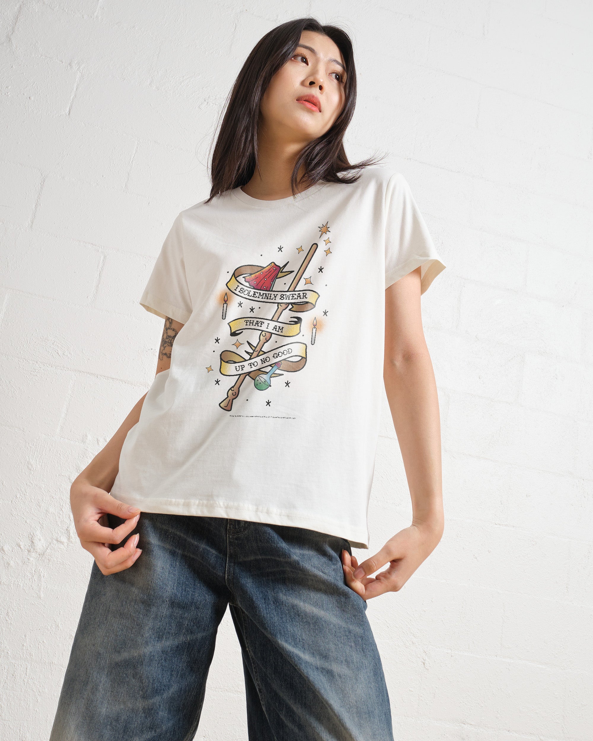 I Solemnly Swear That I Am Up to No Good Women's Tee Online Australia