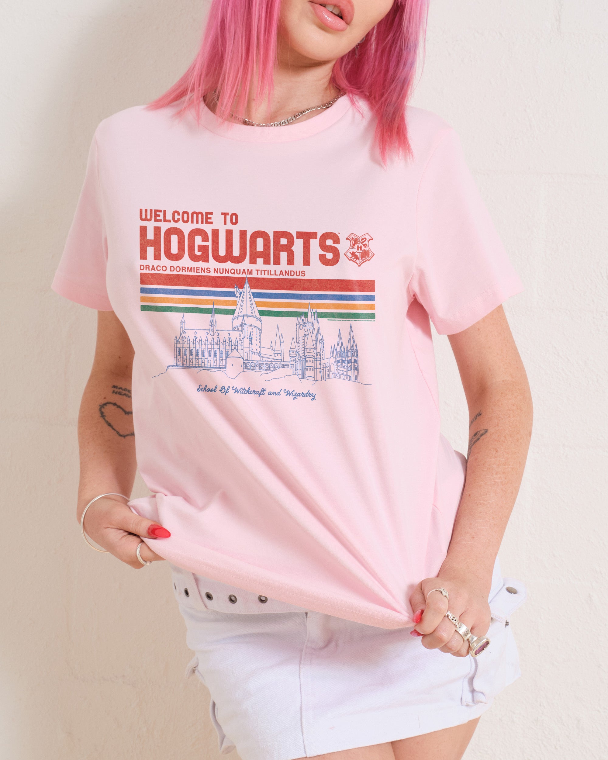 Welcome to Hogwarts Women's Tee Online Australia