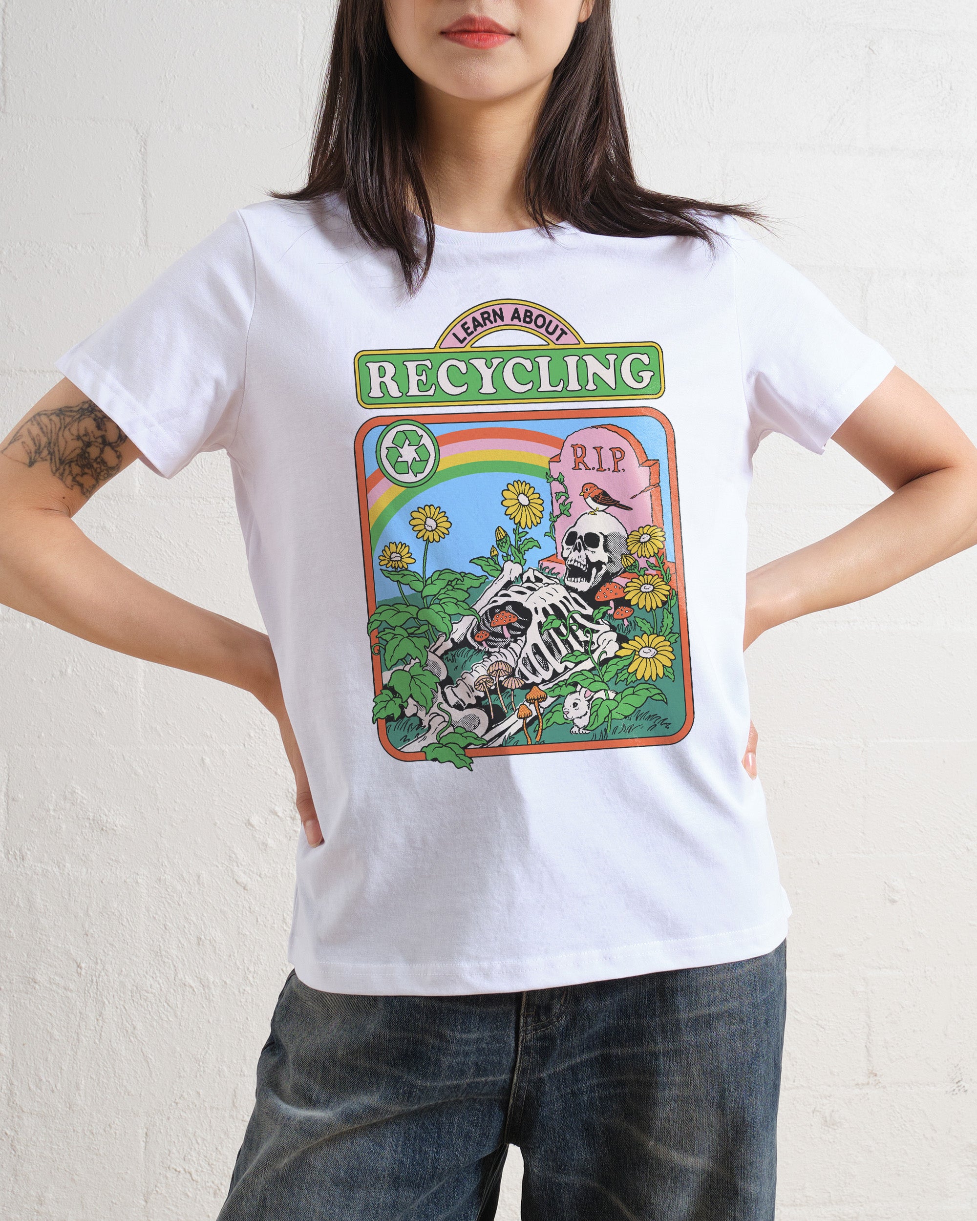Learn About Recycling Women's Tee Online Australia