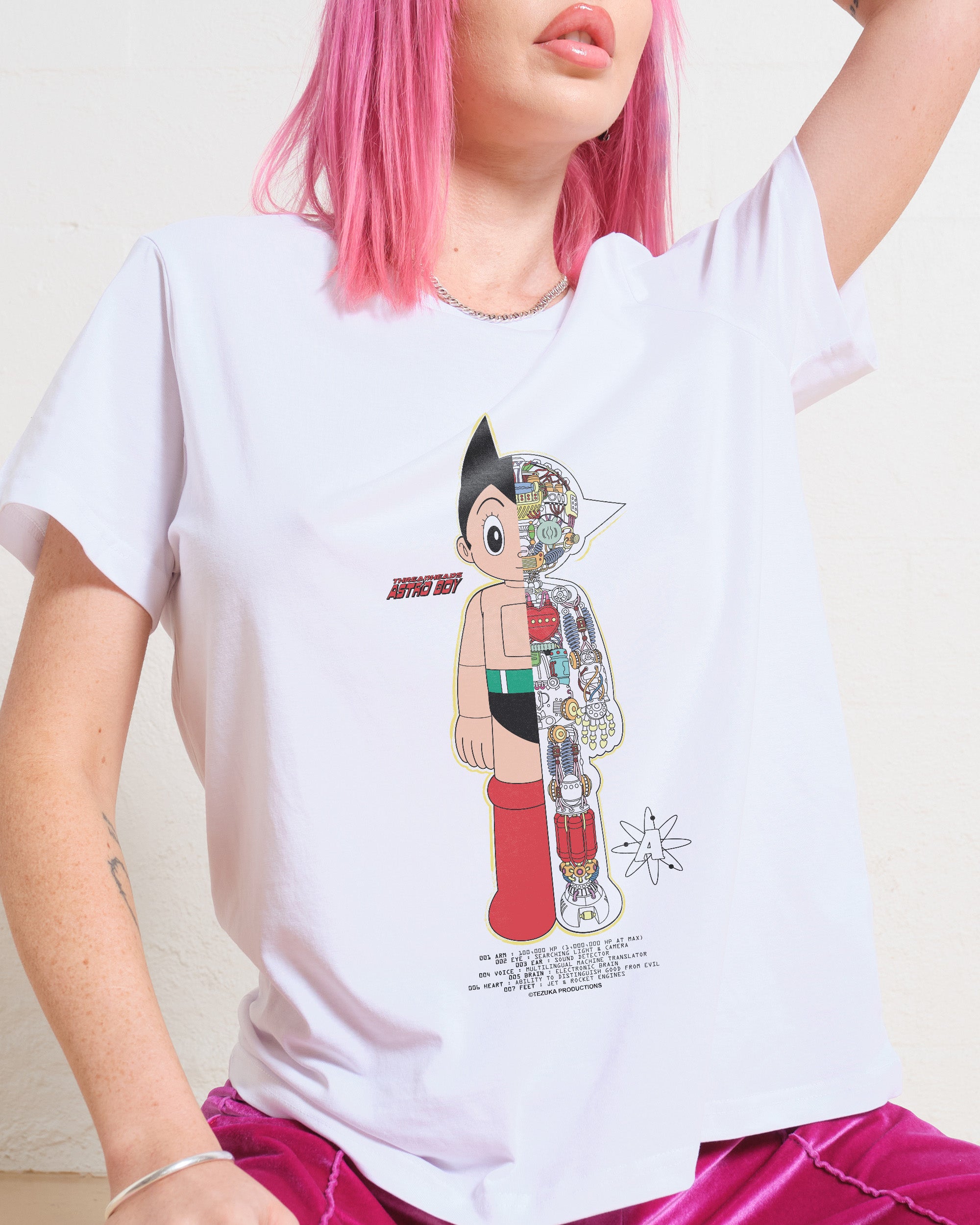 Astro Boy Half Robot Women's Tee Online Australia