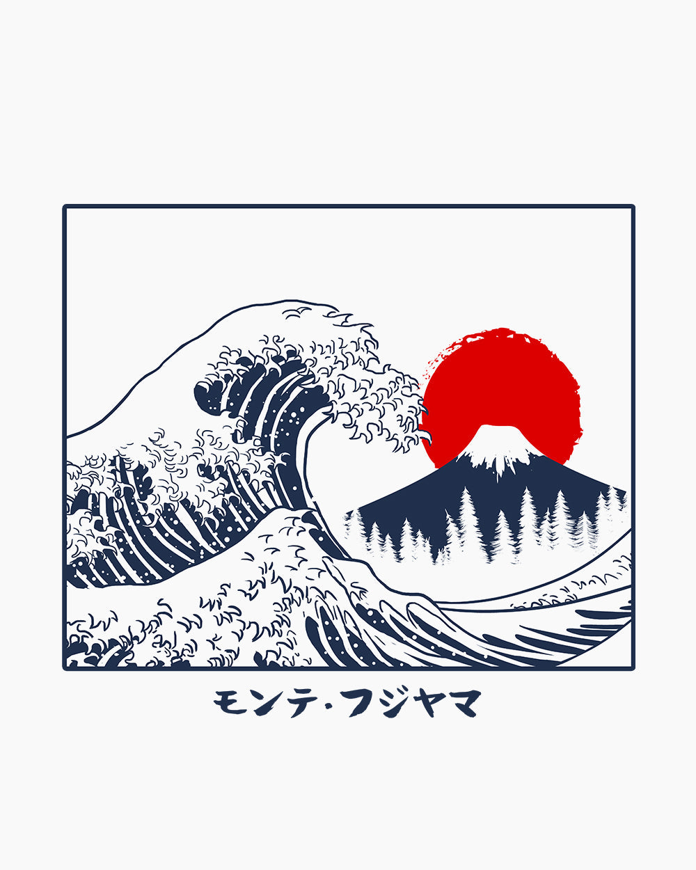 Great Fuji Wave Crop Tee Australia Online #colour_white