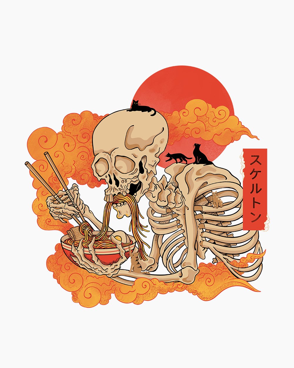 Yokai Ramen and Cats T-Shirt Australia Online